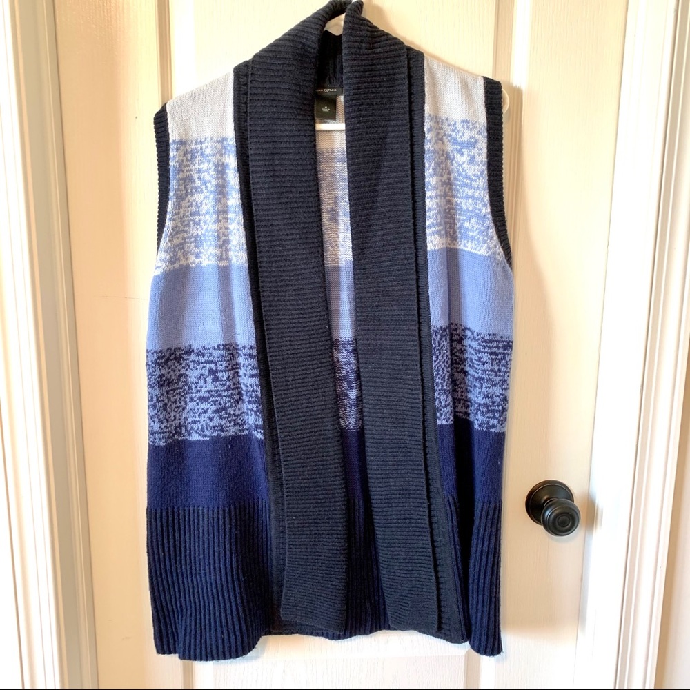 ANN TAYLOR Sleeveless Open Sweater Vest—SZ. Med - Picture 7 of 13